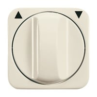 Busch-Jaeger Zentralscheibe Jalousie mit Drehgriff, Abdeckung weiß, Retail