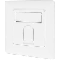 Digitus CAT.6A Datenanschlussdose, Unterputz, geschirmt, 1x RJ-45 LSA weiß, Klasse EA, 8 Richtungen