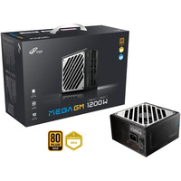 Fortron FSP MEGA GM 1200W, PC-Netzteil schwarz/weiß, 1x 12-Pin High Power GPU, 3x PCIe, Kabelmanagement, 1200 Watt