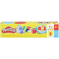 Hasbro Play-Doh Schulspaß 5er Pack Knete Set mit 5 Farben, Kneten 