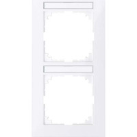 Merten Rahmen zwei fach weiß, Retail