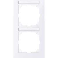 Merten Rahmen zwei fach weiß, Retail