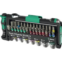 Wera Tool-Check PLUS 2, Bit-Satz schwarz/grün, 39-teilig, inkl. 1/4" Bit-Ratsche