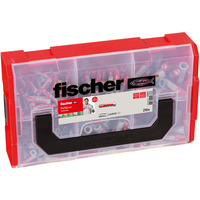 fischer FixTainer - DuoPower , Dübel hellgrau/rot, 210-teilig