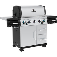 Broil King Gasgrill Imperial S 590 IR edelstahl, mit Infrarot-Seitenbrenner und Heckbrenner