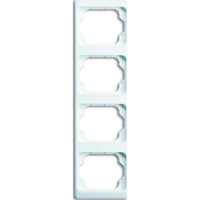 Busch-Jaeger Rahmen vierfach senkrecht weiß, Retail