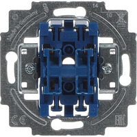 Busch-Jaeger Serienschalter-Einsatz 230 Volt 10 Ampere Typ 2000/5 US Unterputz mit Steckklemme blau, Retail