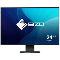 EIZO FLEXSCAN EV2456-BK Generalüberholt, LED-Monitor 61 cm (24.1 Zoll), schwarz, WUXGA, IPS, DisplayPort, DVI, HDMI, VGA