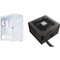 Enermax MarbleShell MS31 RGB + Marblebron II 650W, Tower-Gehäuse weiß, Bundle (Gehäuse + Netzteil)