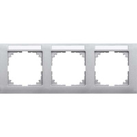 Merten Rahmen dreifach aluminium, Retail