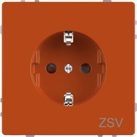 Merten Schutzkontaktsteckdose mit Steckklemmen orange, Retail