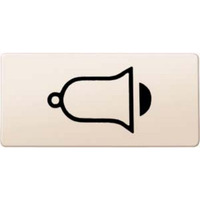 Merten Symbol Klingel rechteckig weiß, Retail