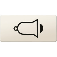 Merten Symbol Klingel rechteckig weiß, Retail