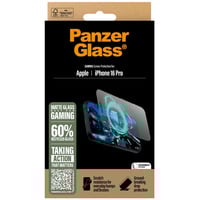 PanzerGlass Gaming Displayschutz Ultra-Wide Fit, Schutzfolie transparent, iPhone 16 Pro, EasyAligner