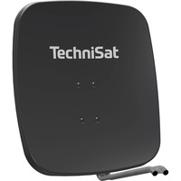 TechniSat Satellitenspiegel 65 Zentimeter Durchmesser, Sat-Spiegel grau, Retail