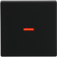 Busch-Jaeger Kontrollwippe einteilige Wippe matt, Abdeckung schwarz, Retail