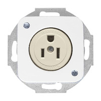 Busch-Jaeger Steckdose Reflex Schutzkontakt 15 Ampere weiß, Retail