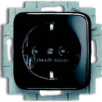 Busch-Jaeger Steckdosen Einsatz mit erhöhtem Berührungsschutz 20 EUCKS-215 schwarz, Retail