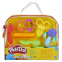 Hasbro Play-Doh Vorschulspielzeug Starter Set mit 9 Zubehörteilen und Aufbewahrungstasche, Lernspielzeug 