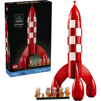 LEGO 21367 Ideas Die Mondrakete von Tintin, Konstruktionsspielzeug 