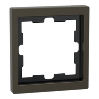 Merten Rahmen einfach mit Montagerahmen aus Metall bronze, Retail