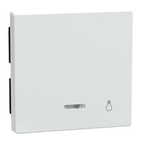 Merten Wippe Kontrollfenster Aufdruck Licht, Abdeckung weiß (glänzend), Retail