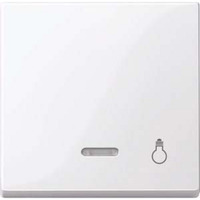 Merten Wippe Kontrollfenster Aufdruck Licht, Abdeckung weiß (glänzend), Retail