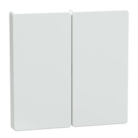 Merten Wippe für Serienschalter, zweiteilig, Thermoplast, glänzend, Klemmbefestigung, IP20 weiß (glänzend), Retail