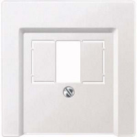 Merten Zentralplatte für Telekommunikations-Anschlussdose TAE weiß, Retail