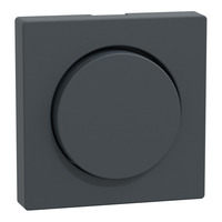 Merten Zentralplatte mit Drehknopf, Typ MEG5250-0414, Ausführung Zentralplatte, für Dimmer anthrazit, Retail