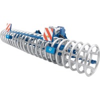 bruder 02222 LEMKEN Frontpacker VarioPack K, Modellfahrzeug silber/blau