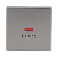 0 Wippe mit Aufdruck Heizung Notschalter edelstahl, Retail