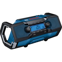 Bosch GPB 18V-2 C, Baustellenradio blau, Klinke, Bluetooth, FM
