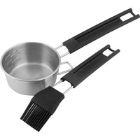 Broil King Marinier-Set, 2-teilig, Grillpinsel schwarz/edelstahl