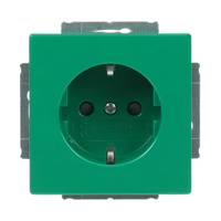 Busch-Jaeger Schutzkontakt Steckdosen Einsatz grün, Retail