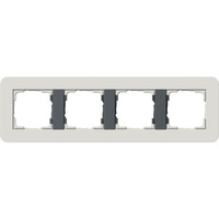 Gira Abdeckrahmen vierfach grau, Retail