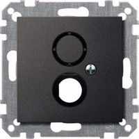 Merten Zentralplatte für BNC/TNC Buchse anthrazit, Retail