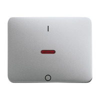 Busch-Jaeger Kontroll-Wippe mit Aufdruck I/0 titan, Retail