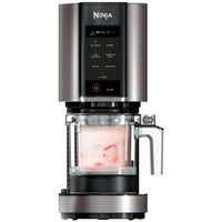 Ninja CREAMi Eismaschine NC300EU - Generalüberholt schwarz/silber, für 1.400ml Eiscreme, 800 Watt