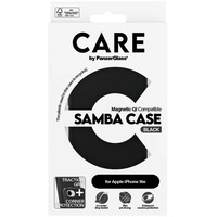 PanzerGlass Samba Case, Handyhülle schwarz, iPhone 16e, QI-kompatibel