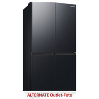 SAMSUNG RF65DG960EB1EF, Multi-Door edelstahl (dunkel), Food Showcase-Tür, Cool Select+, Beverage Center
