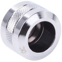 Alphacool Eiszapfen PRO 16mm HardTube Fitting G1/4 - Chrome, Verbindung chrom