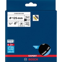 Bosch Professional Expert Multiloch Universalstützteller, hart, Ø125mm, M8+5/16", Schleifteller schwarz, für Exzenterschleifer