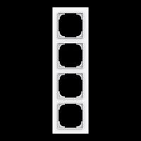 Busch-Jaeger Abdeckrahmen vierfach weiß, Retail