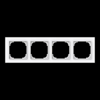 Busch-Jaeger Abdeckrahmen vierfach weiß, Retail