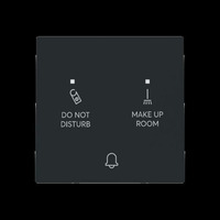 Busch-Jaeger Klingeltaster Do Not Disturb Make Up Room schwarz, Retail