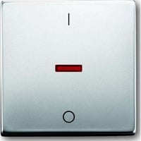 Busch-Jaeger Kontrollwippe mit Aufdruck Ein Aus edelstahl, Retail