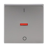 Busch-Jaeger Kontrollwippe mit Aufdruck Ein Aus edelstahl, Retail