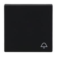 Busch-Jaeger Wippe mit Aufdruck 2520 Klingel Symbol schwarz, Retail