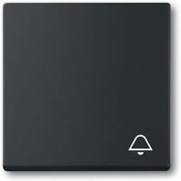 Busch-Jaeger Wippe mit Aufdruck 2520 Klingel Symbol schwarz, Retail
